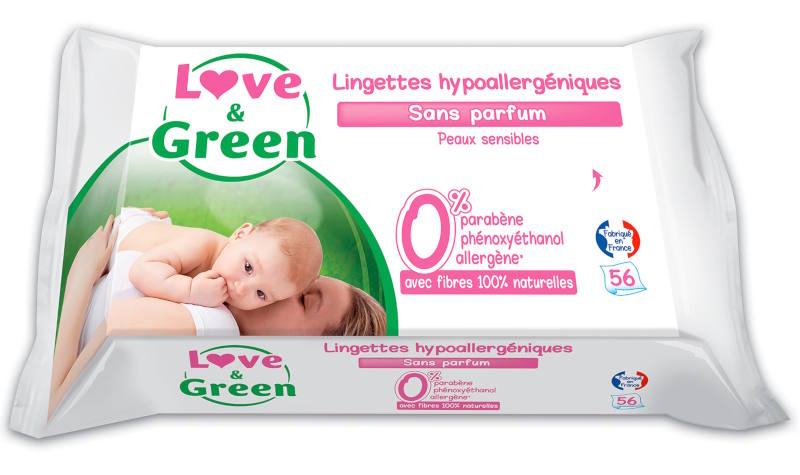 lingettes lavables love and green
